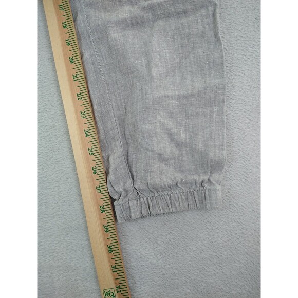 Athleta Cabo Linen Jogger Women's 10 Gray Lightweight 405720-06 - Picture 6 of 9